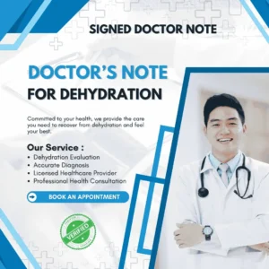 Doctors Note for Dehydration