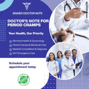 Doctors Note for Period Cramps