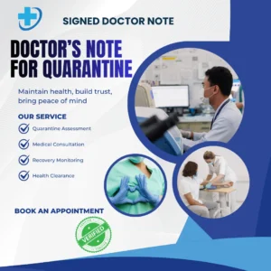 Doctor’s Note for Quarantine