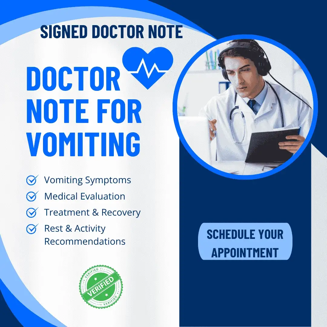 Doctor Note for Vomiting