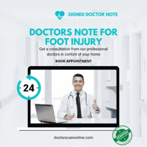 Doctors Note for Foot Injury