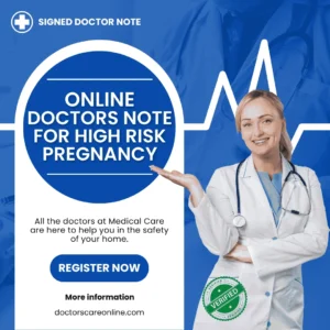 Doctors Note for High Risk Pregnancy