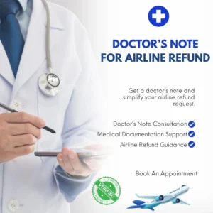 Doctor's Note for Airline Refund