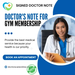 Doctor's Note for Gym Membership