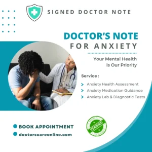 Doctors Note for Anxiety