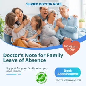 Doctor’s Note for Family Leave of Absence