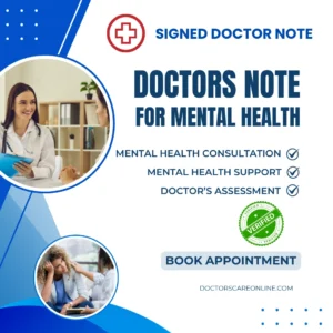 Doctors Note for Mental Health