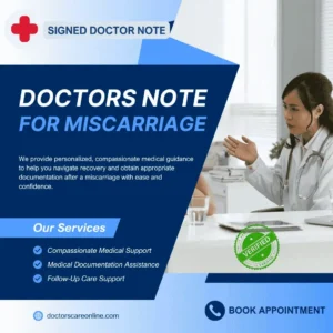 Doctors Note for Miscarriage