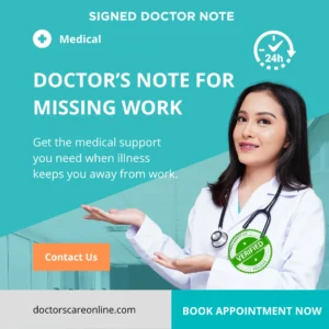 Doctor’s Note for Missing Work