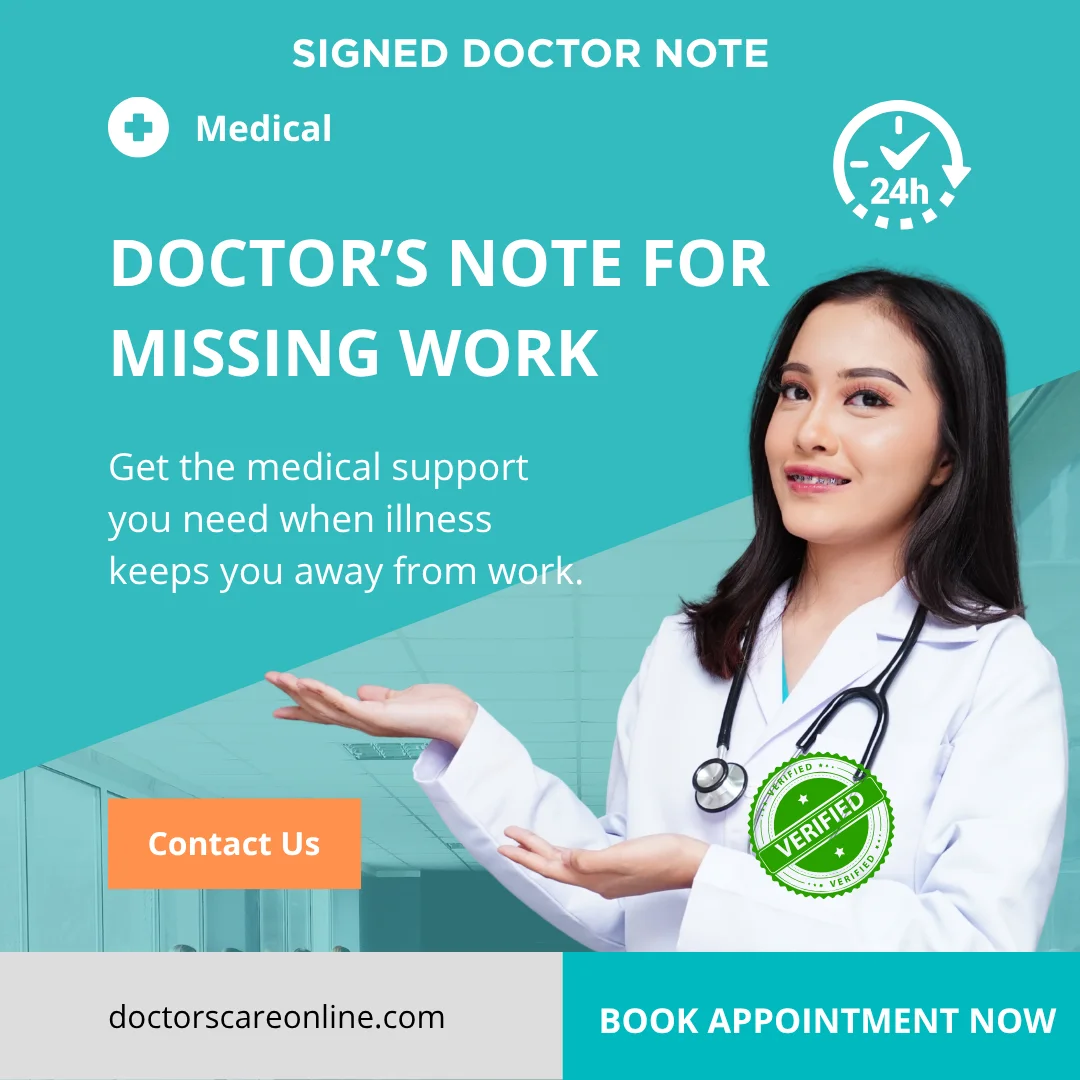 Doctor’s Note for Missing Work