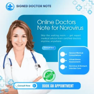 Doctors Note for Norovirus