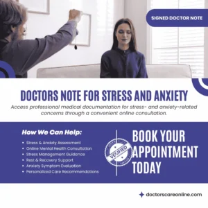 Doctors Note for Stress and Anxiety