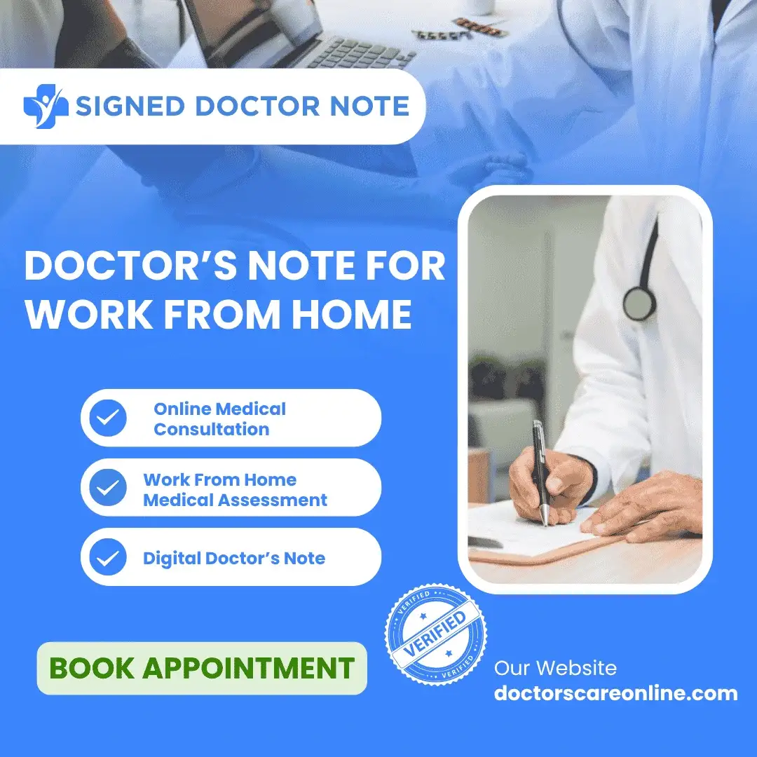 Doctor’s Note for Work From Home