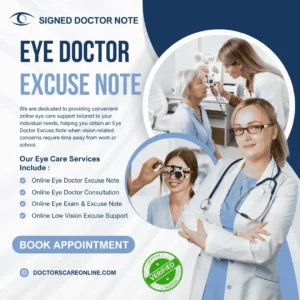Eye Doctor Excuse Note