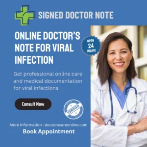 Online Doctor’s Note for Viral Infection