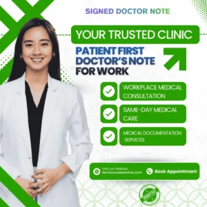 Patient First Doctor's Note for Work