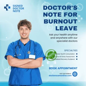 Doctor's Note for Burnout Leave