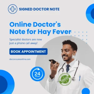 Doctor's Note for Hay Fever