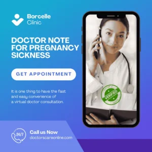 Doctor Note for Pregnancy Sickness