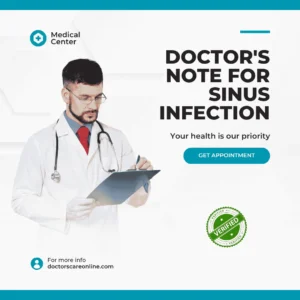 Doctor's Note for Sinus Infection