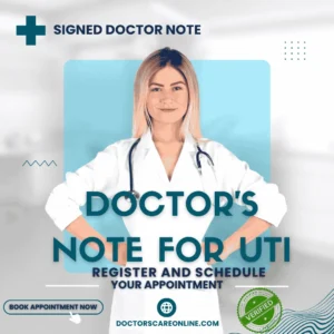 Doctor's Note for UTI
