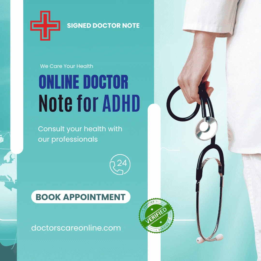 Doctor’s Note for ADHD | Online Doctor Consultation