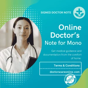 Doctor’s Note for Mono