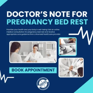 Doctor’s Note for Pregnancy Bed Rest