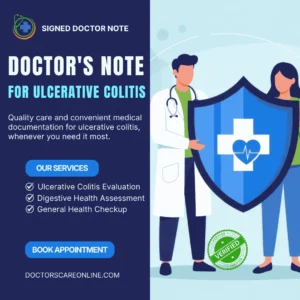 Doctor's Note for Ulcerative Colitis