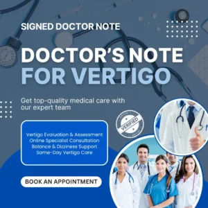 Doctor’s Note for Vertigo