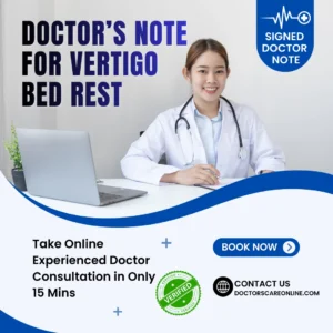 Doctor’s Note for Vertigo Bed Rest