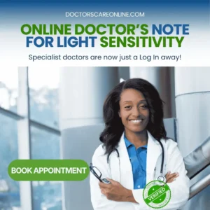 Doctor’s Note for Light Sensitivity