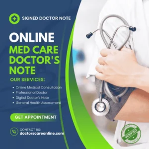 Online Med Care Doctor's Note