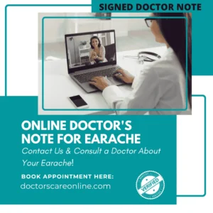 Doctor's Note for Earache