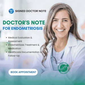 Doctor's Note for Endometriosis