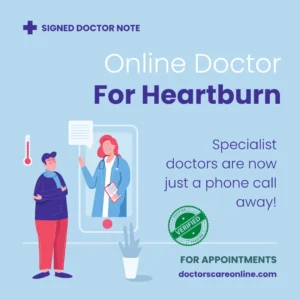 Doctor's Note for Heartburn