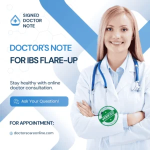 Doctor's Note for IBS Flare-Up