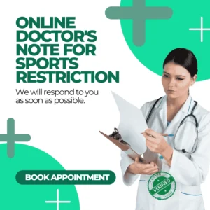 Doctor's Note for Sports Restriction