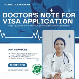 Doctor’s Note for Visa Application