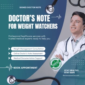 Doctor’s Note for Weight Watchers