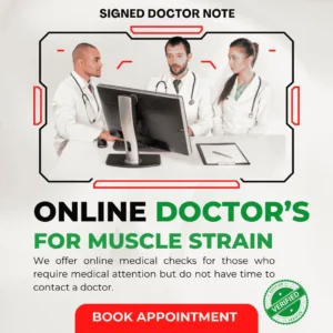 Doctor’s Note for Muscle Strain